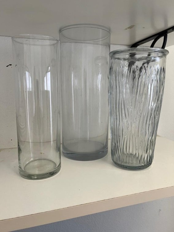 Assorted Glass Vases