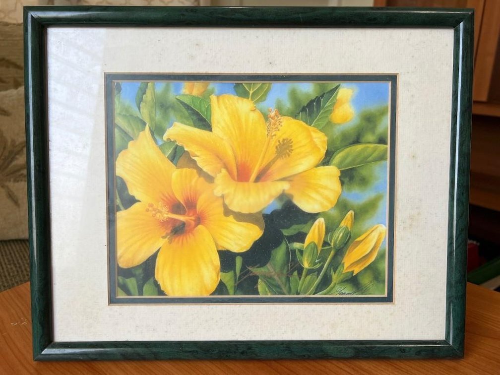 (X's 4) Garry Palm Flower Prints