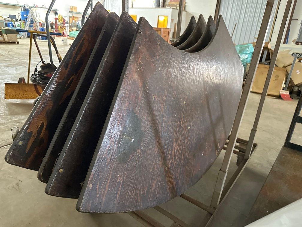 Four Crescent Shaped Tables