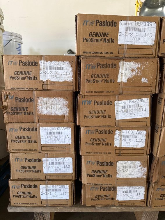 (X's 11) Boxes of Paslode Genuine ProStrip Nails