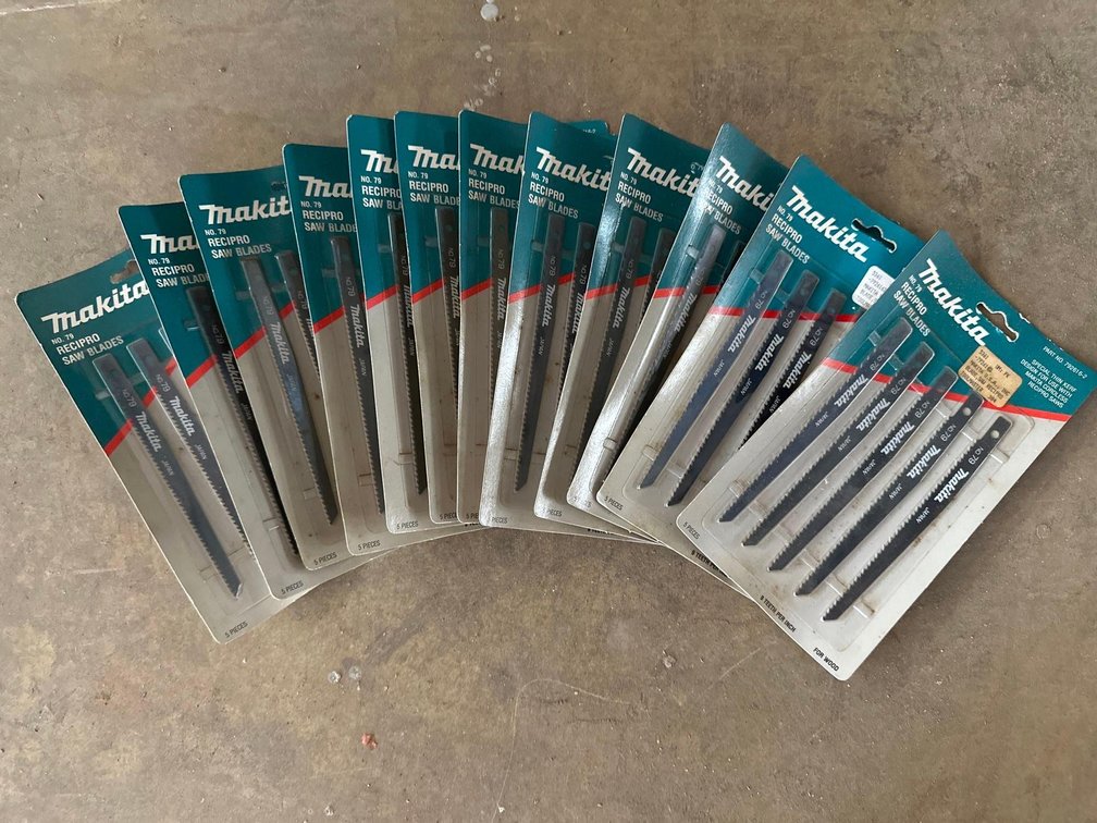 (X's 12) Brand New Makita Recipro Saw Blades