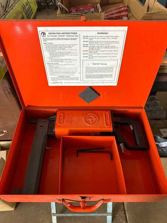 The Pneutek AIR/SAFE Steel Roof and Deck Fastening System