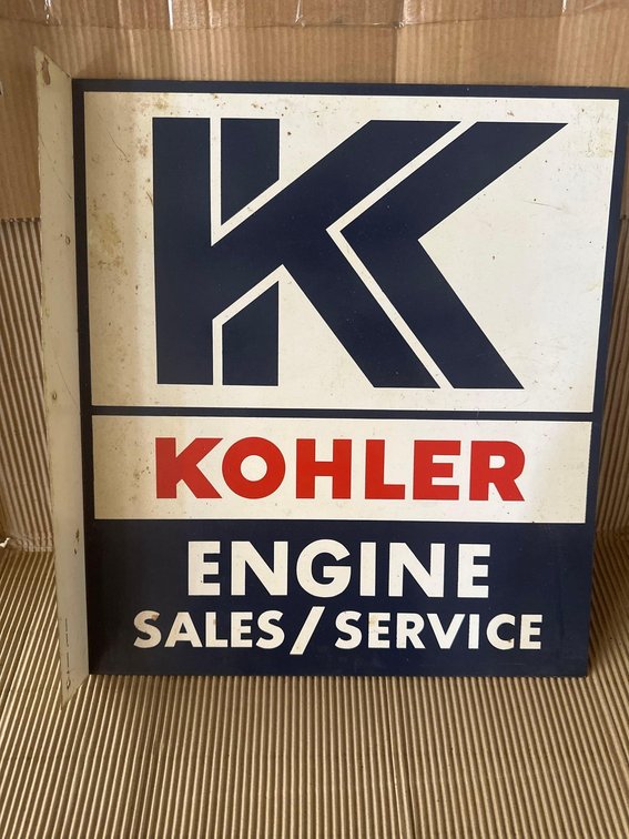 Metal KOHLER Engine Sales/Service Sign