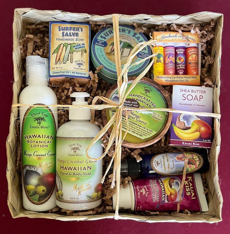 Island Soap Gift Basket