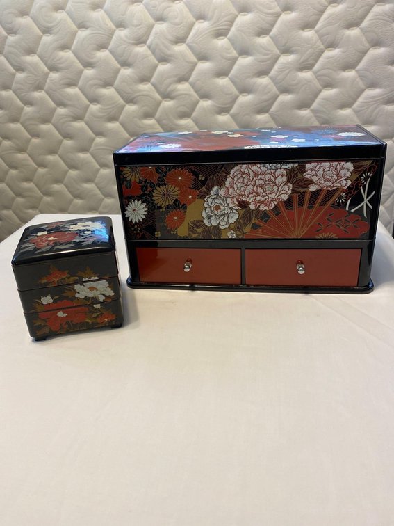 Vintage Asian Inspired Jewelry and Trinket Boxes