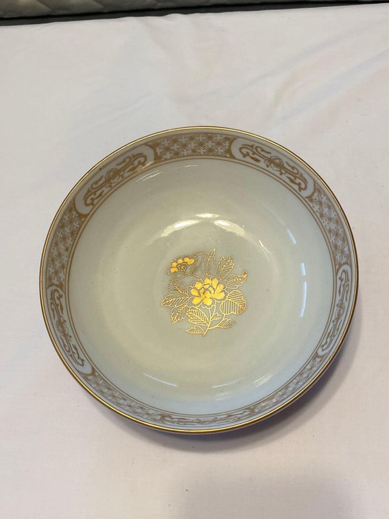 Vintage Gold Imari Hand Painted Bowl