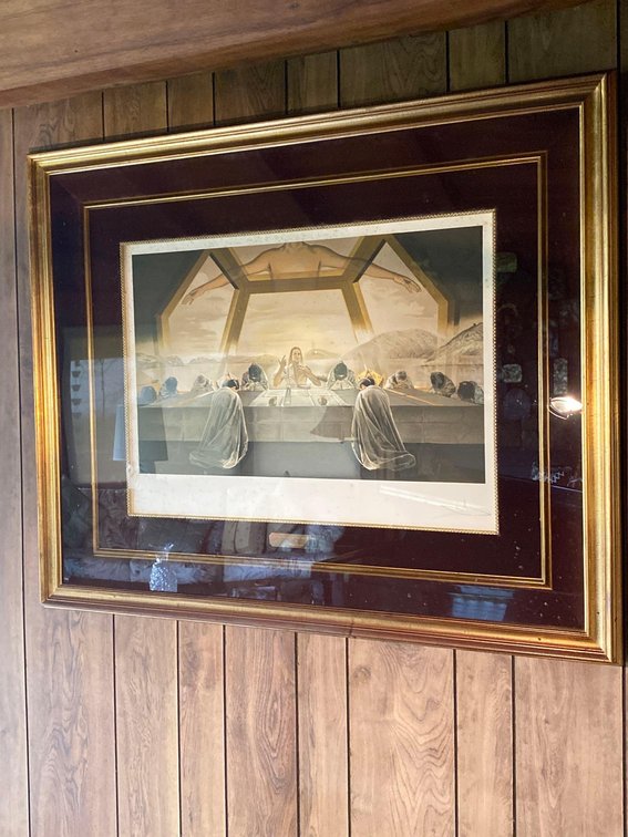 Salvador Dali Last Supper Framed/Signed Print