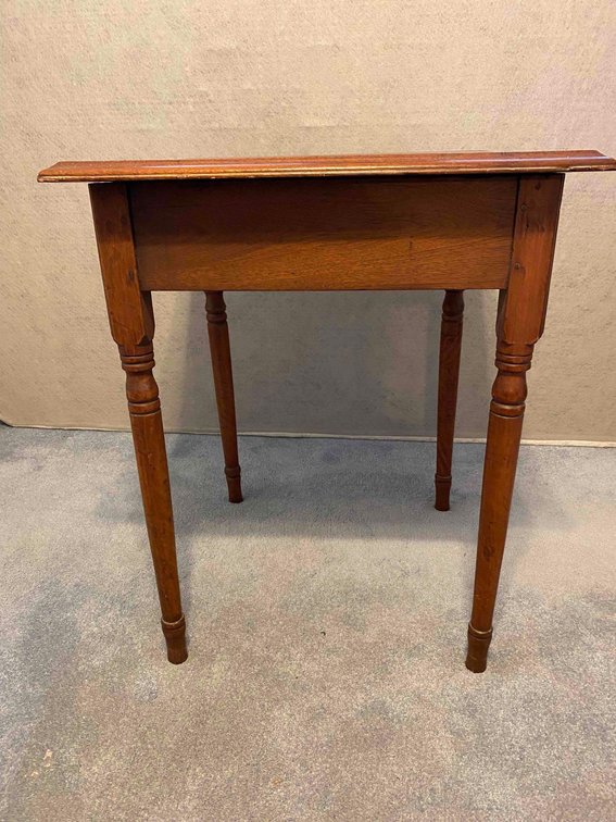 Square Wooden End Table