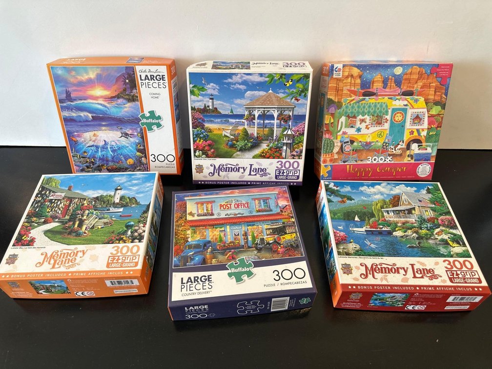 Six Boxes of Puzzles