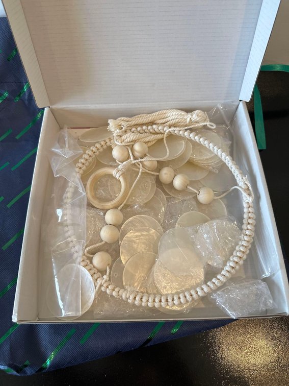 Shell Disc-Like Outdoor Wind Chimes