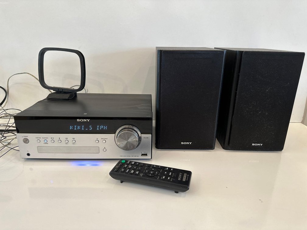 Sony HCD-SBT100 Home Audio CD Player with Speakers and Remote