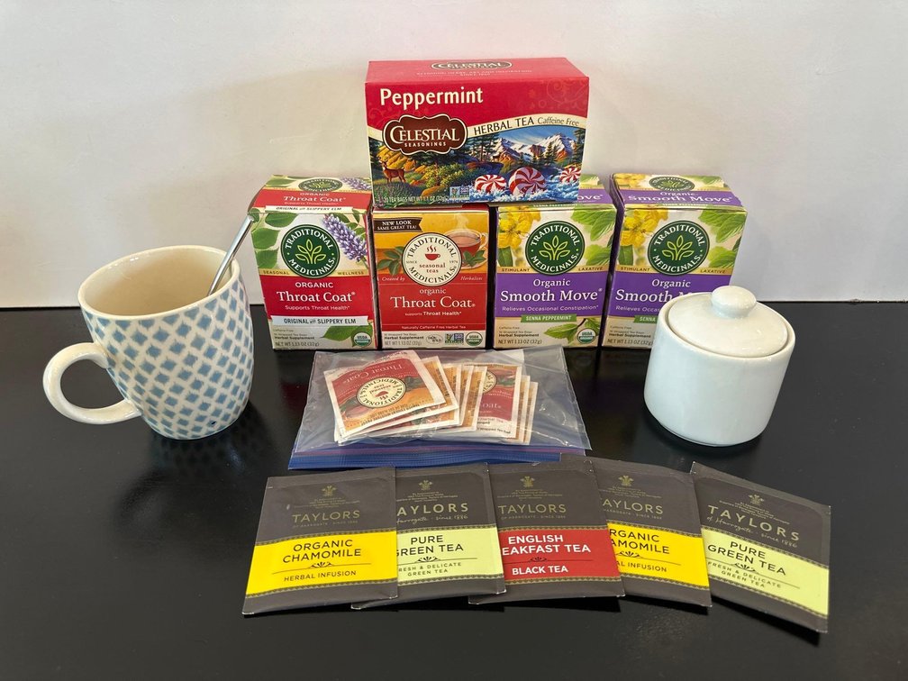 Mixed Lot of Tea and Tea Supplies