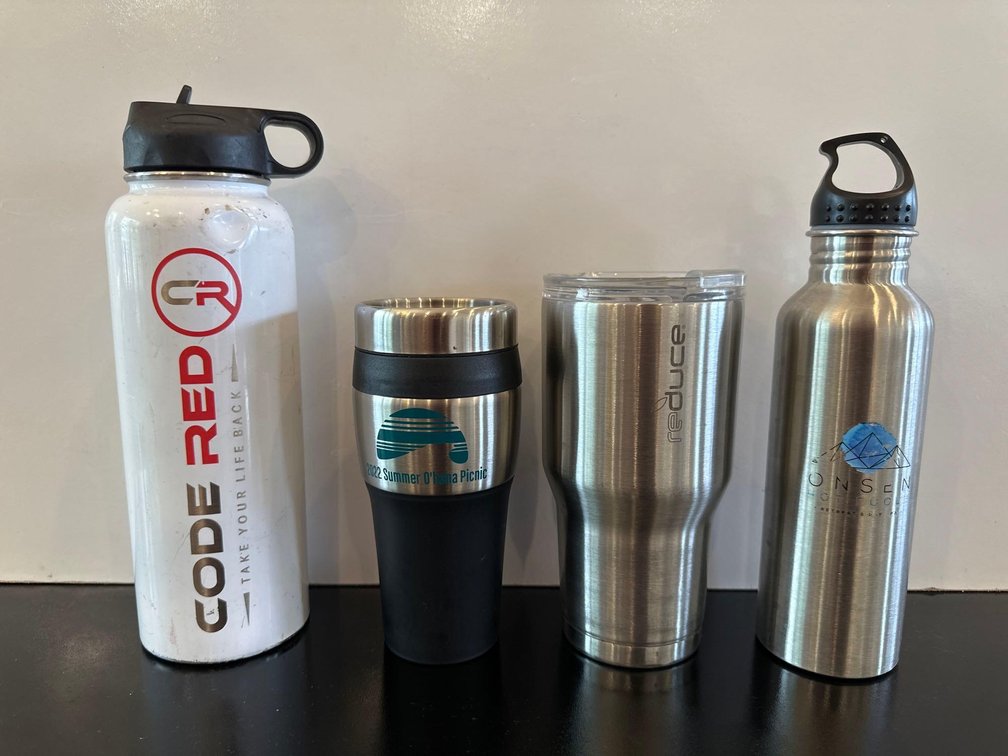 Mixed Lot of Insulated Cups and Water Bottles