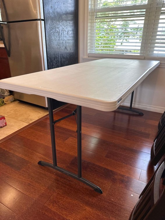 72" X 30" Centerfold Banquet Table