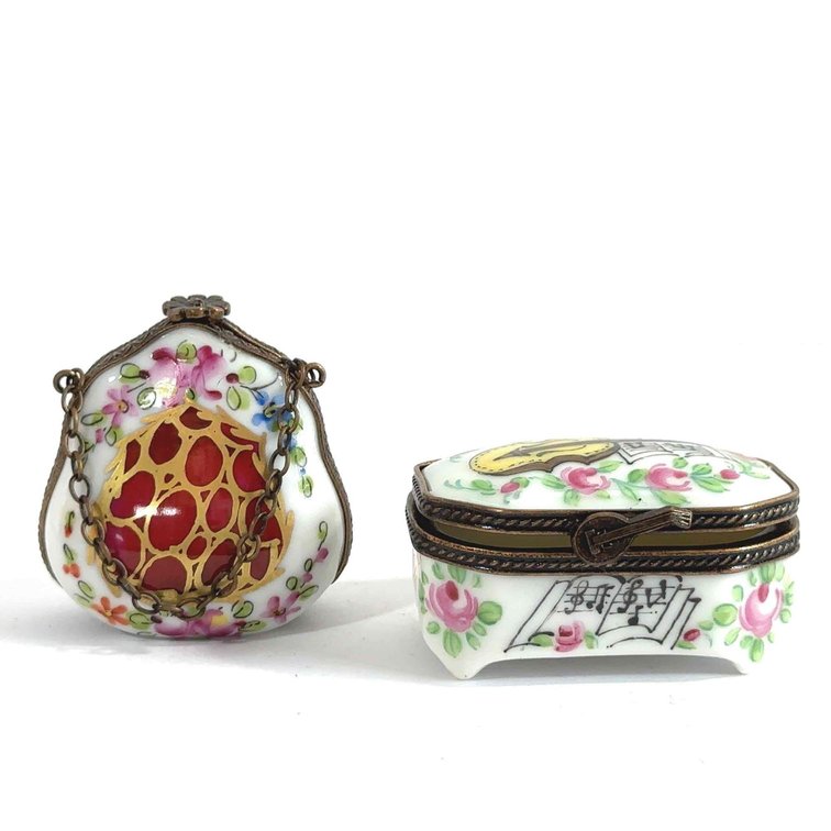Vintage Limoges Box and Purse