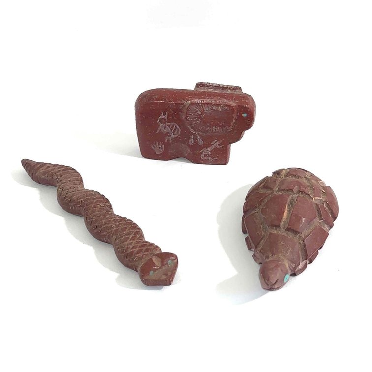Set of Zuni Fetish Carvings