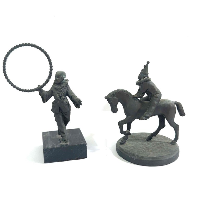 Vintage Metal Circus Figurines
