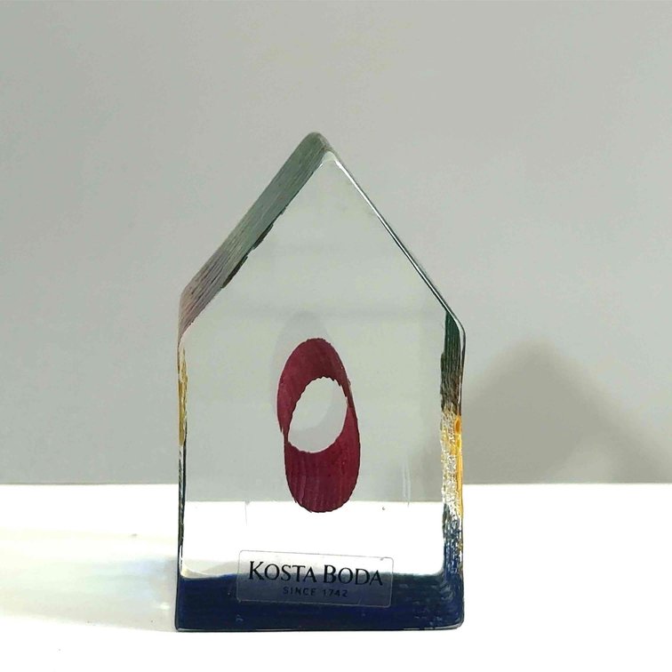 Bertil Vallien for Kosta Boda “Country Living” Glass Sculpture
