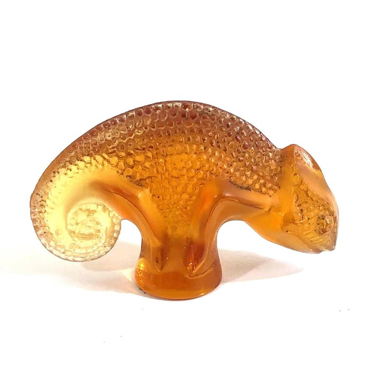 Lalique Amber Chameleon