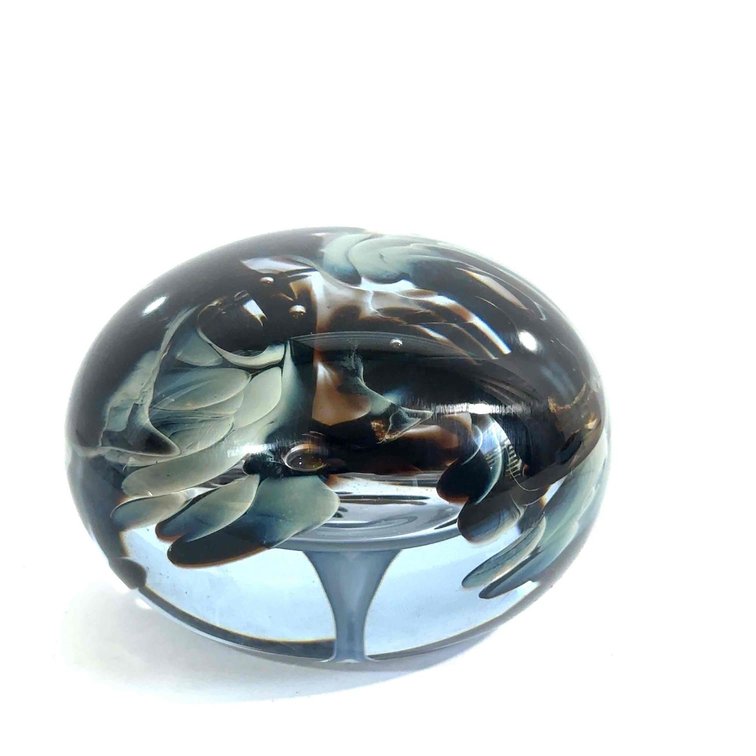 1992 "Hot Island Glass" Art with Signature