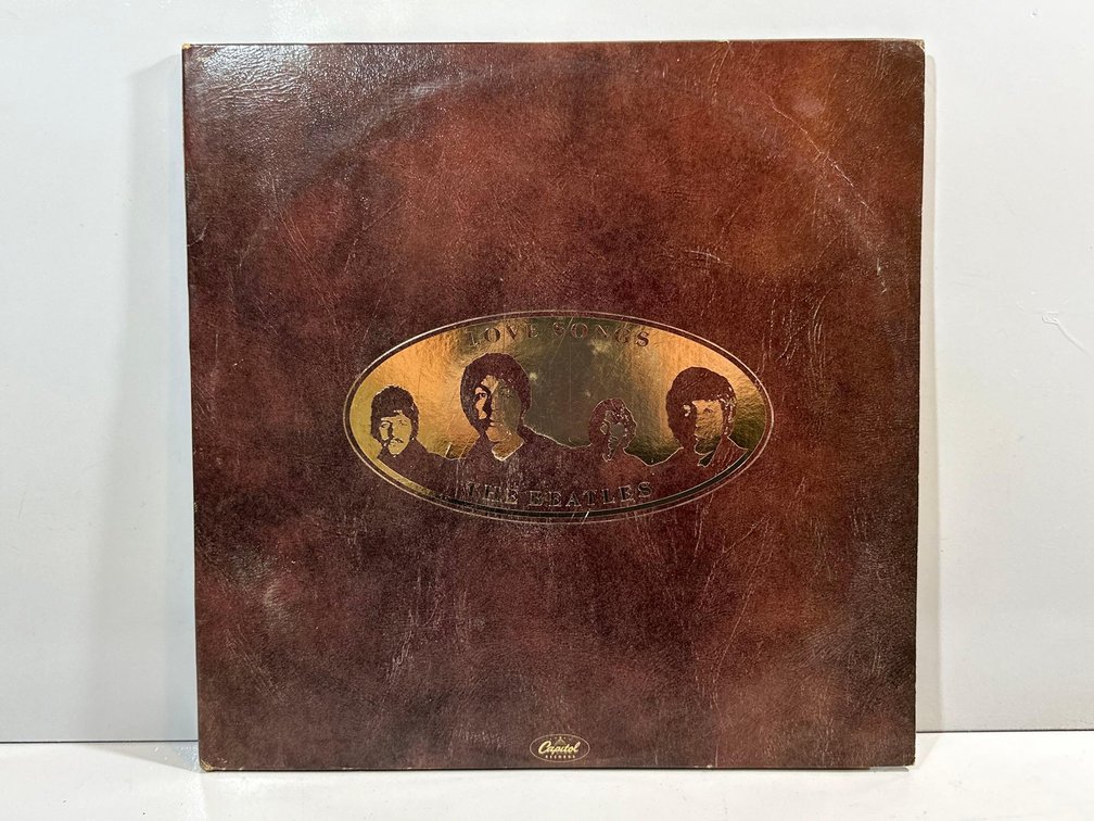 Vintage 1977 Double-Vinyl Love Songs Compilation Album by The Beetles