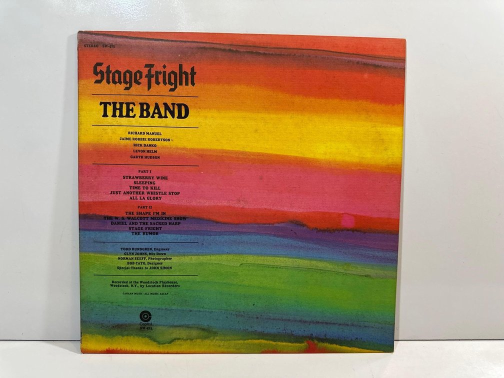 Stage Fright - Studio Album by The Band