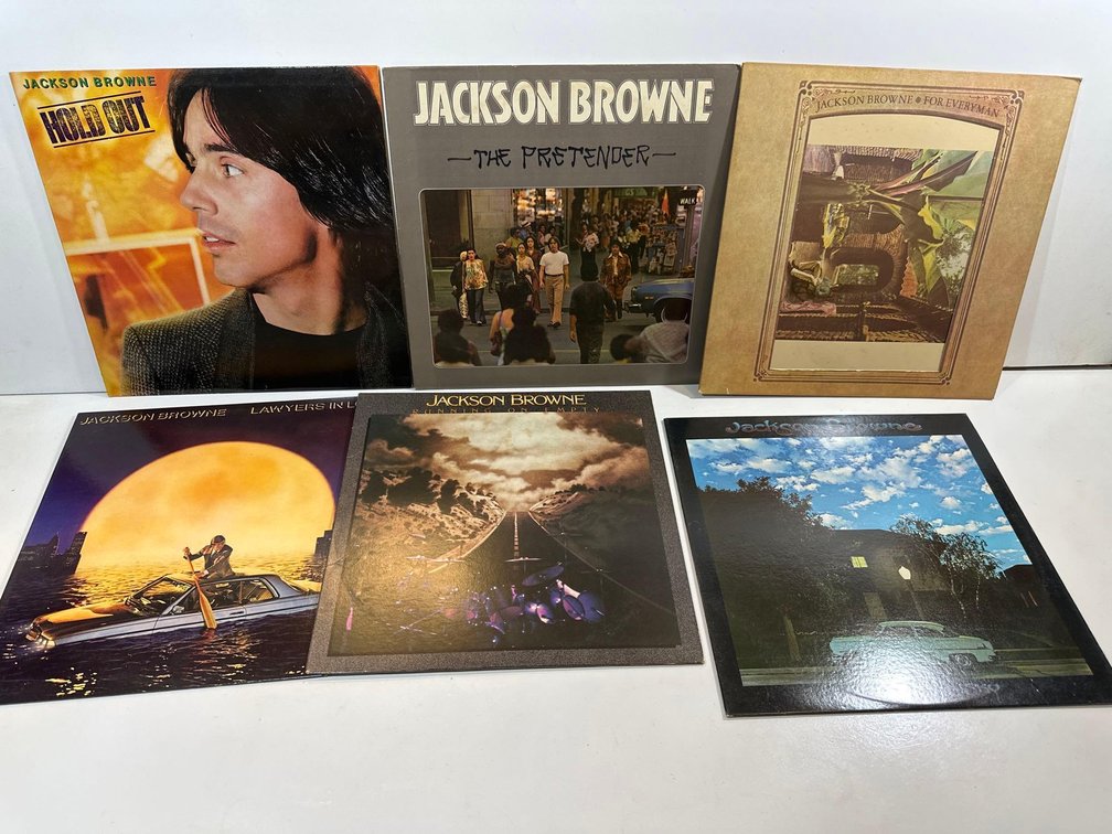 (X's 6) Record Albums by Jackson Browne