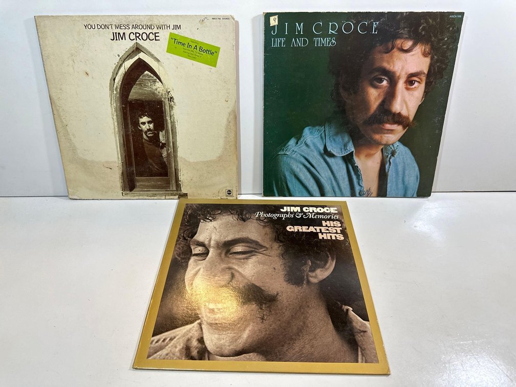 (X's 3) Record Albums by Jim Croce