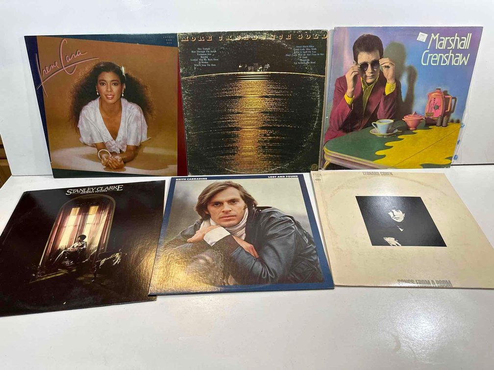 (X's 6) Mixed Lot of Various Album Records