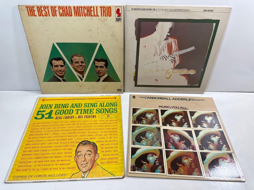 (X's 4) Mixed Lot of Various Album Records