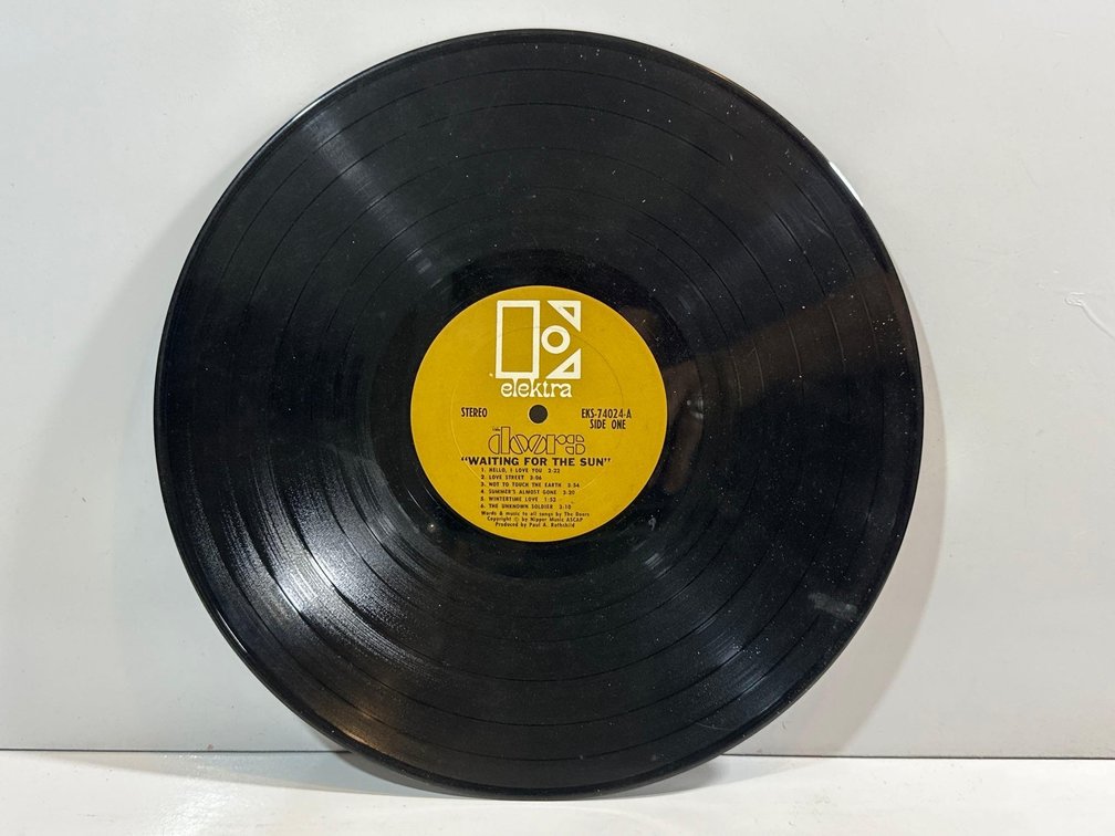 Waiting For The Sun - Side 1 and Side 2 Album Vinyls from The Doors without Sleeve