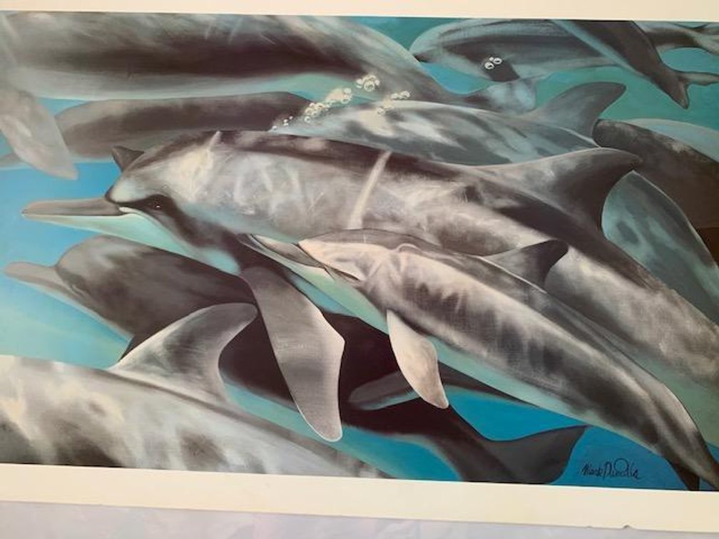 "Dolphins" Mark Daniels Print