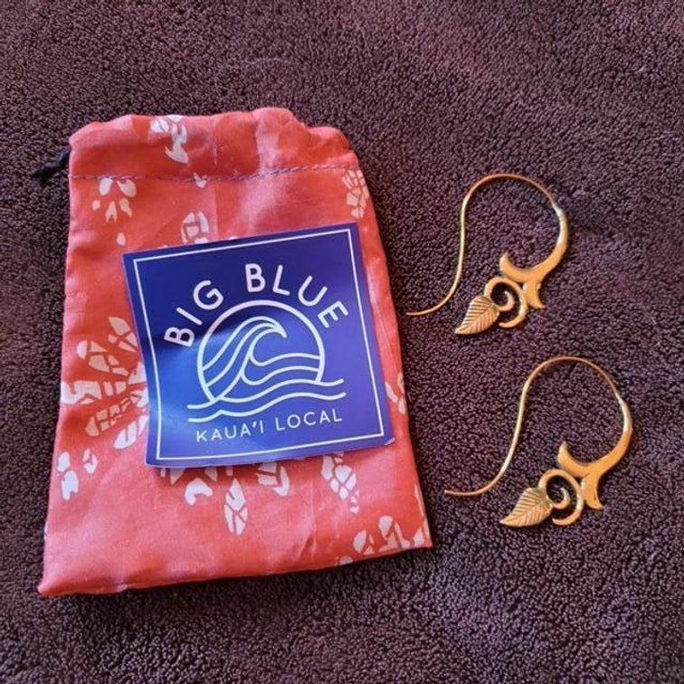 Earrings by Big Blue Buddha Kauai