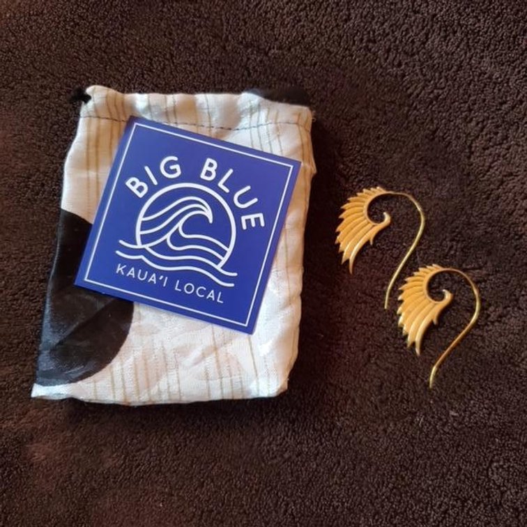 Earrings by Big Blue Buddha Kauai