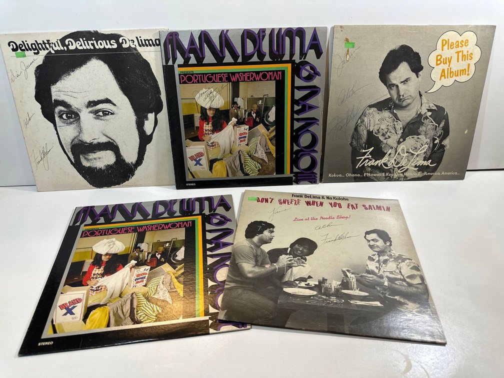 (X's 5) Signed Frank De Lima Records