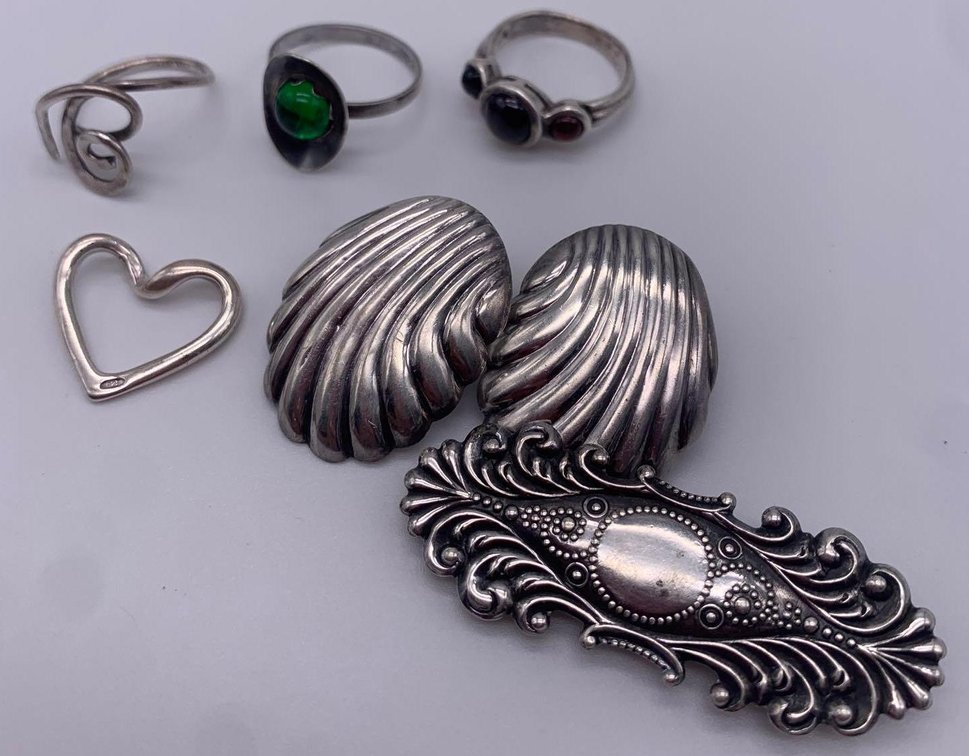 Lot of Sterling Silver Jewelry 