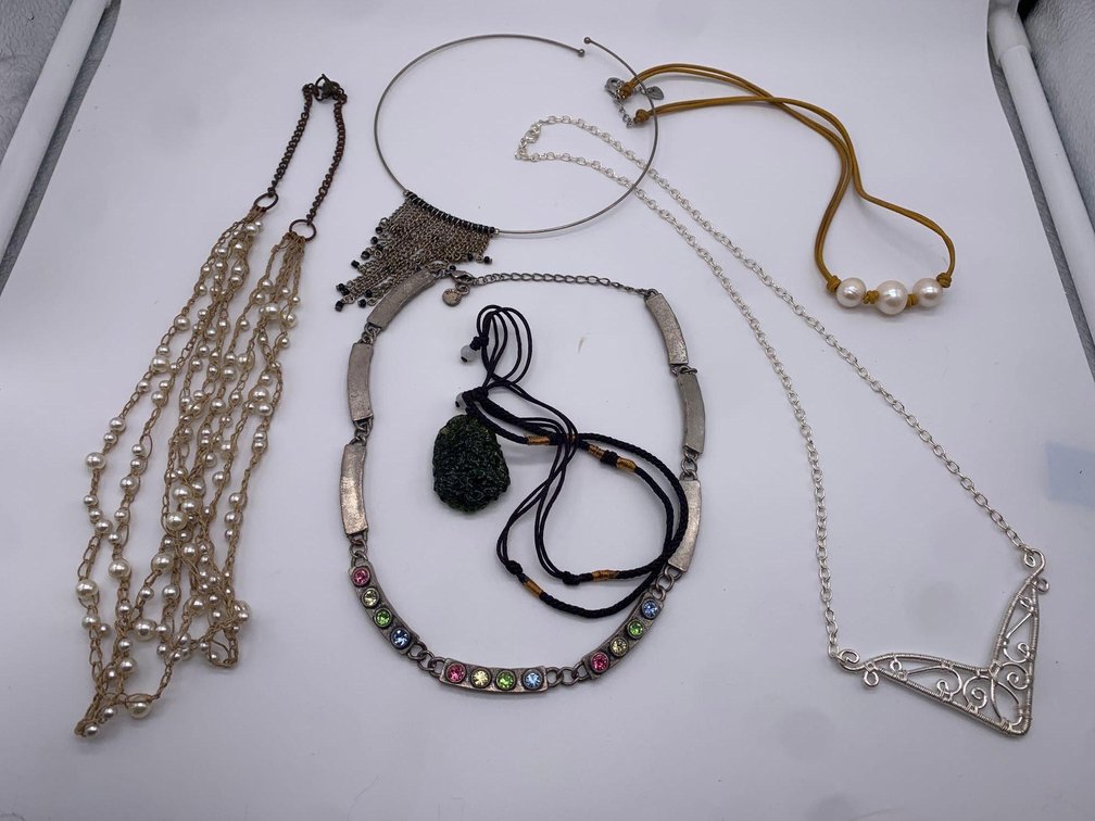 Necklace Lot Costume Jewelry 