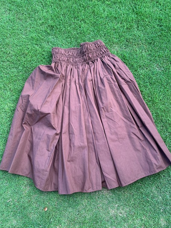 Brown Hula Pa’u Skirt 