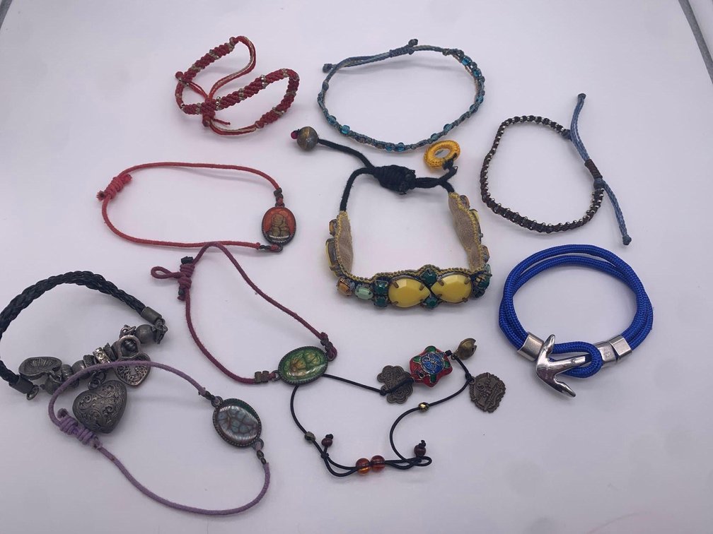 Lot of Cording Bracelets Boho 