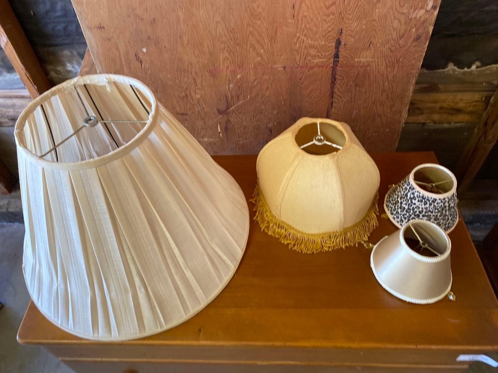 Mixed Lot of Various Size Lamp Shades