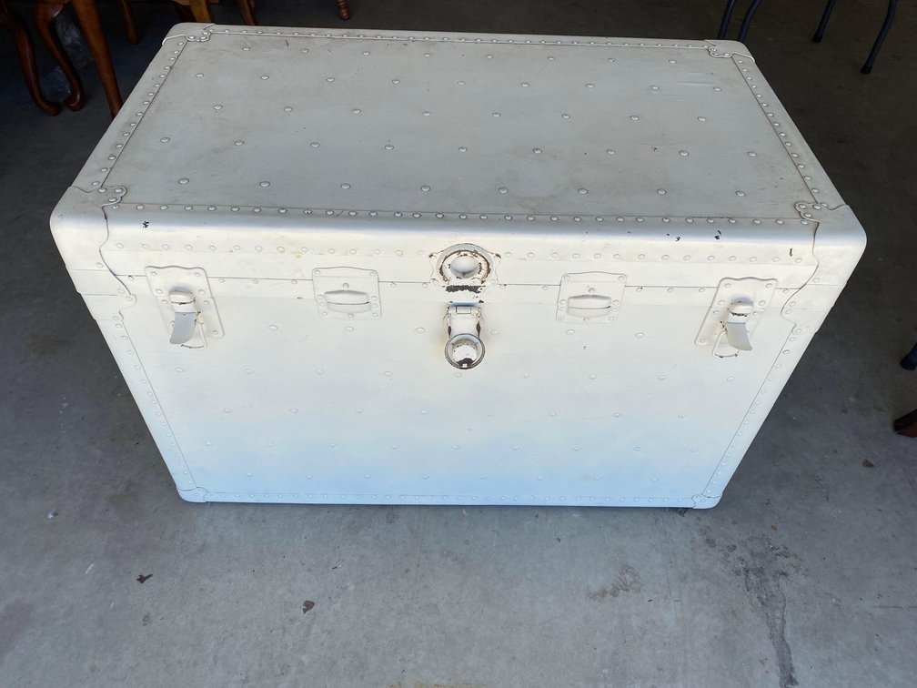 39" x 22" White Chest