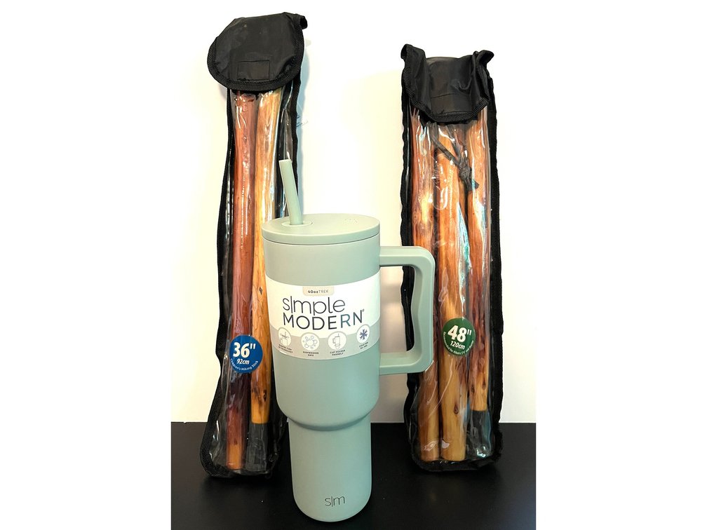 Hiking Sticks & Tumbler
