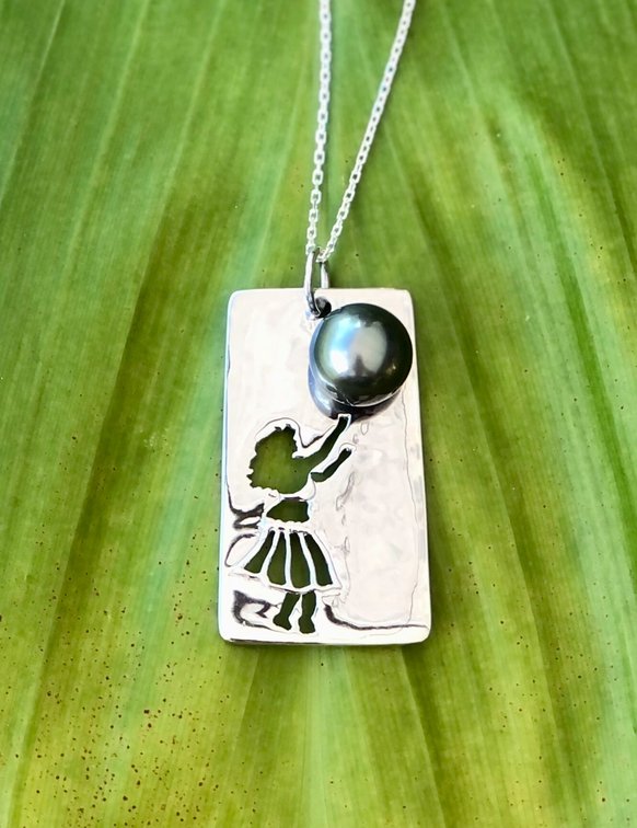 Tahitian Pearl Wahine Pendant