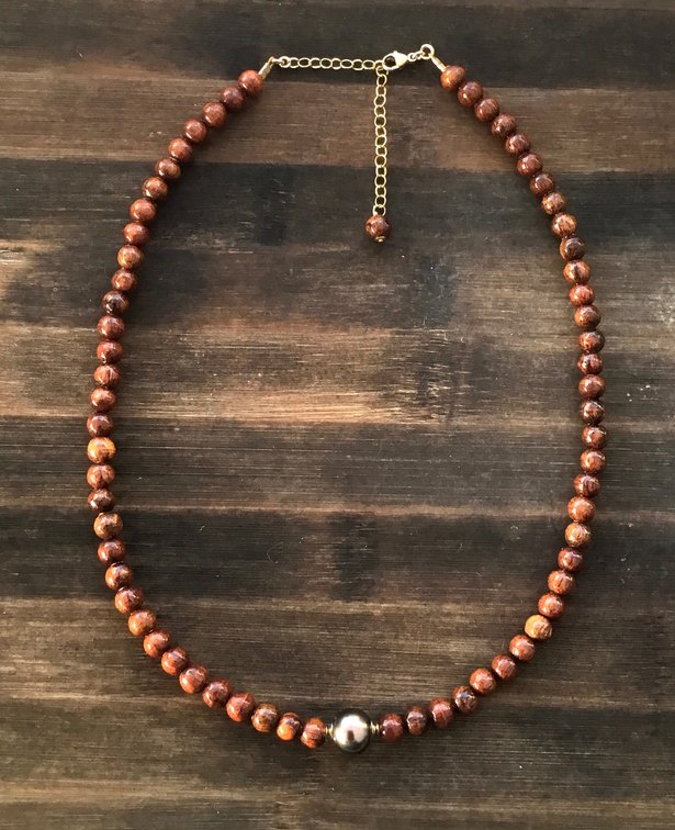 Tahitian Pearl on Koa Strand