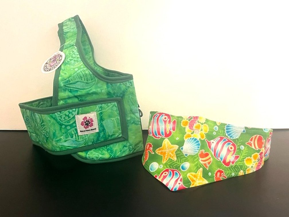 Dog Harness and Bandana
