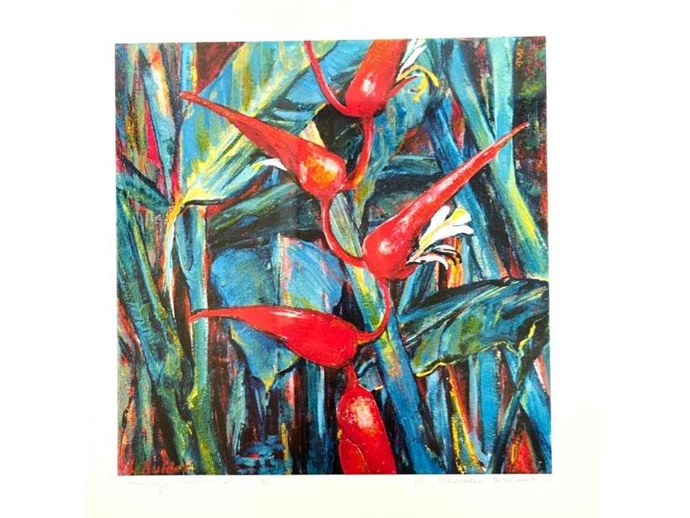 Hanging Heliconia Print
