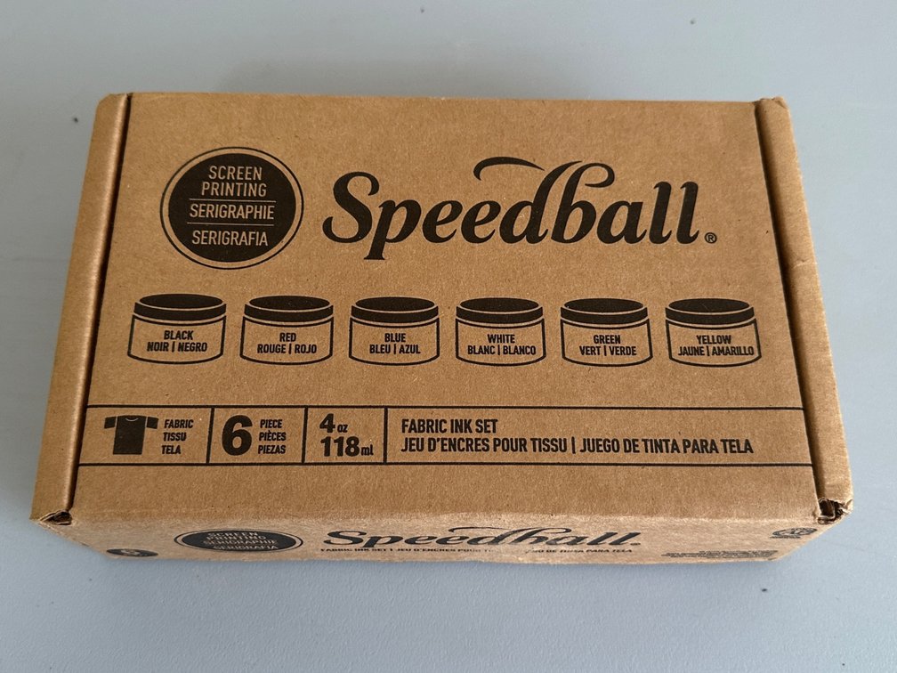 Speedball fabric ink set