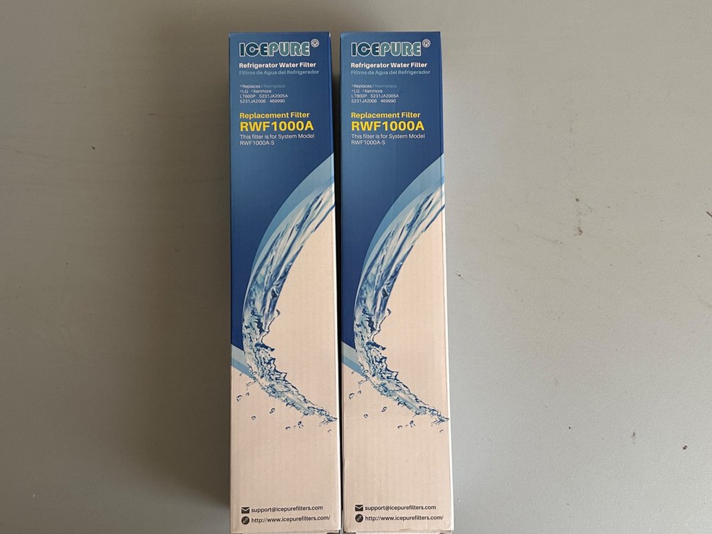 2x Refrigerator water filter