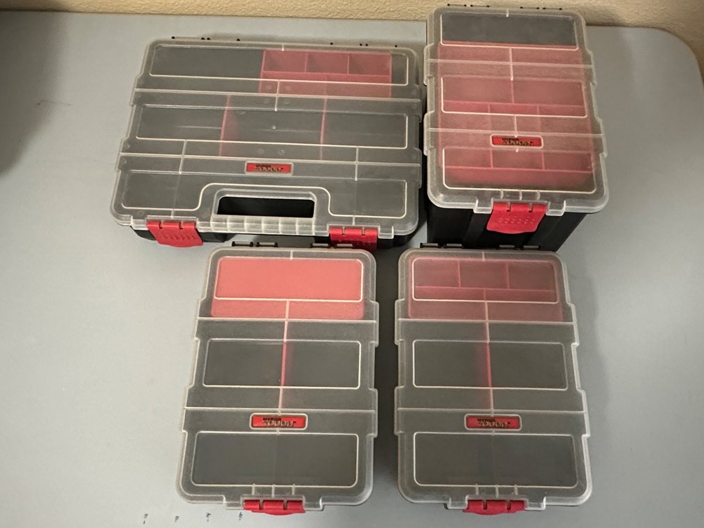 4x Hyper tough organizer's