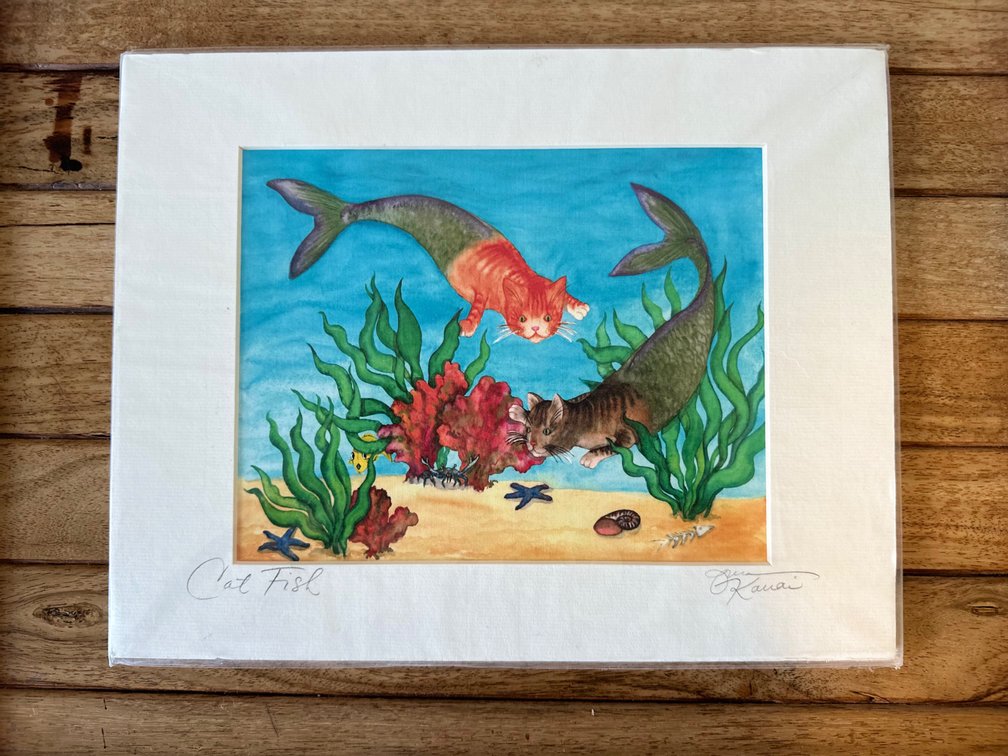 Cat Fish Signed by Joanna Carolan
